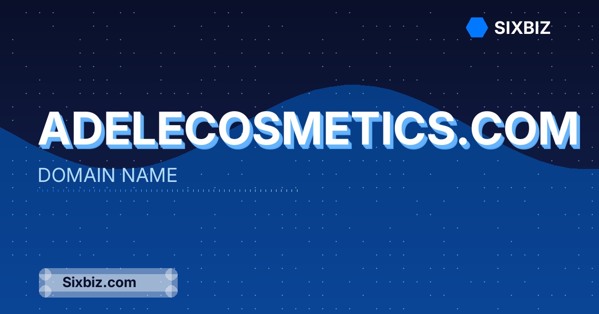 adelecosmetics.com - Premium Domain Name For Sale