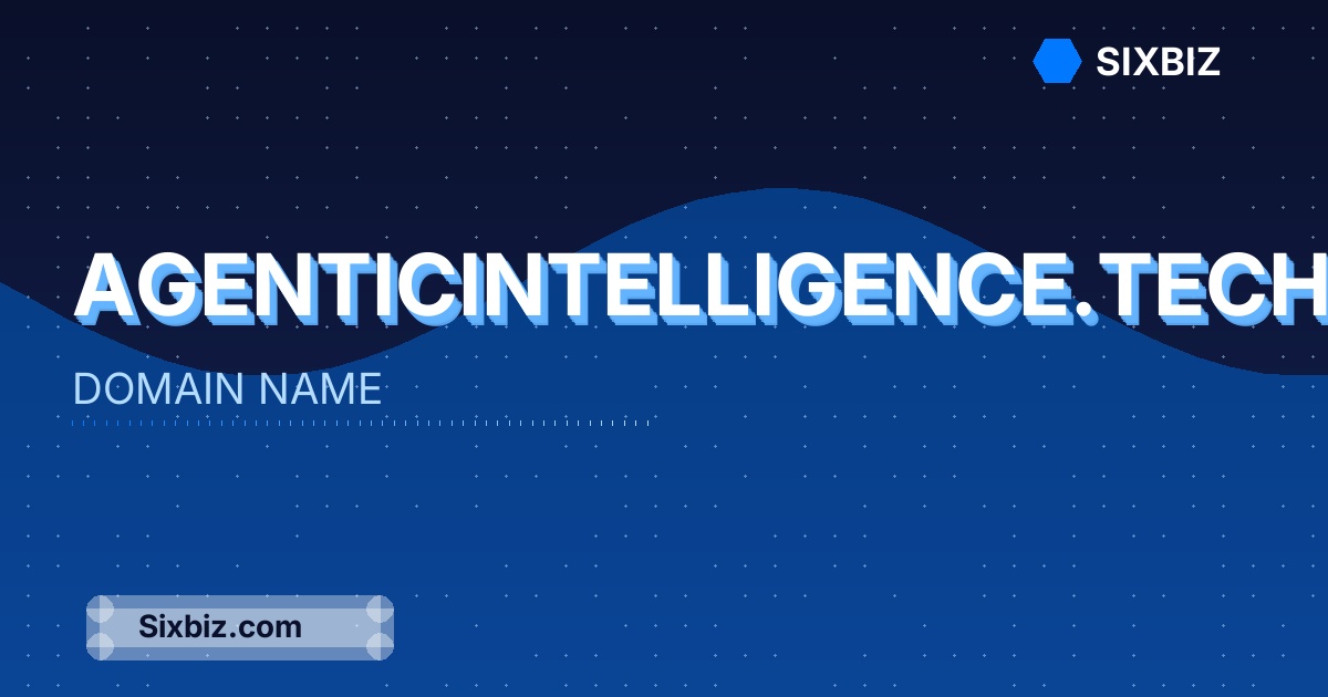 agenticintelligence.tech - Premium Domain Name For Sale