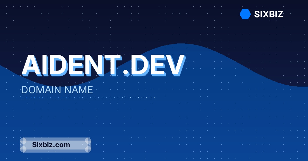 aident.dev - Premium Domain Name For Sale
