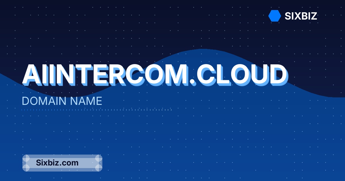 aiintercom.cloud - Premium Domain Name For Sale