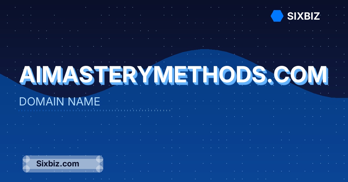 aimasterymethods.com - Premium Domain Name For Sale