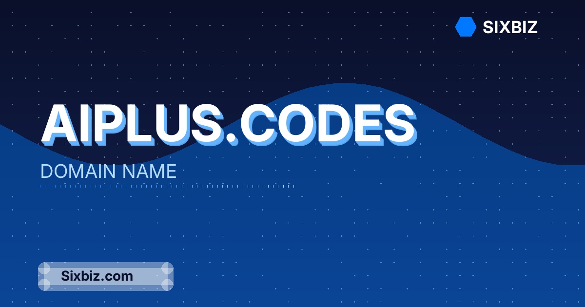 aiplus.codes - Premium Domain Name For Sale