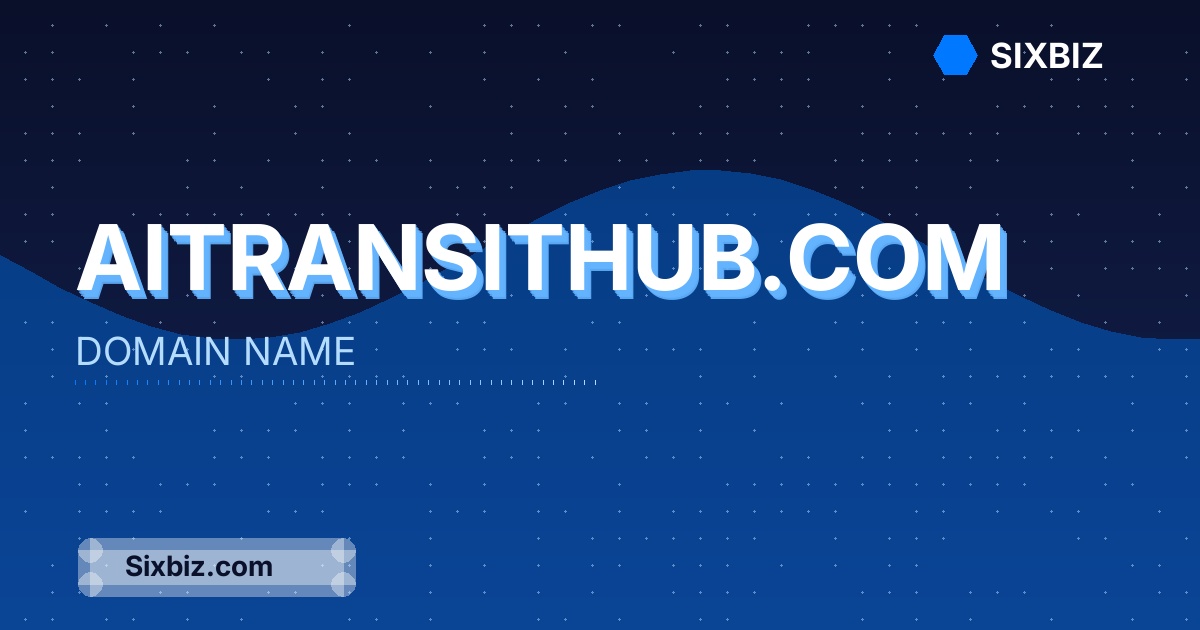 aitransithub.com - Premium Domain Name For Sale