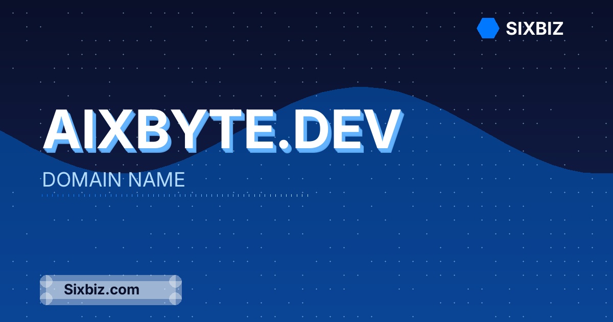 aixbyte.dev - Premium Domain Name For Sale