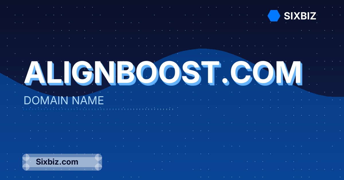 alignboost.com - Premium Domain Name For Sale