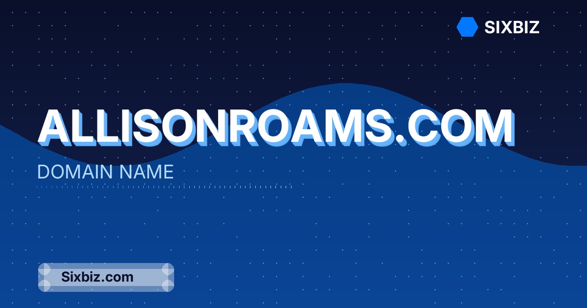 allisonroams.com - Premium Domain Name For Sale