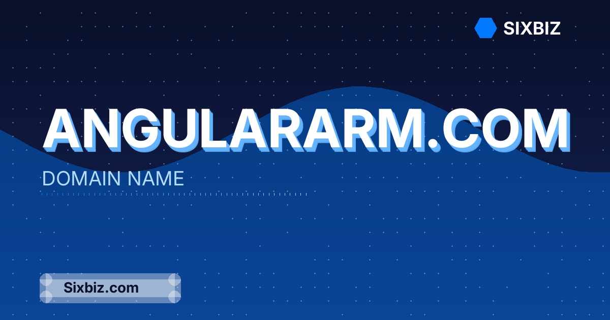 angulararm.com - Premium Domain Name For Sale