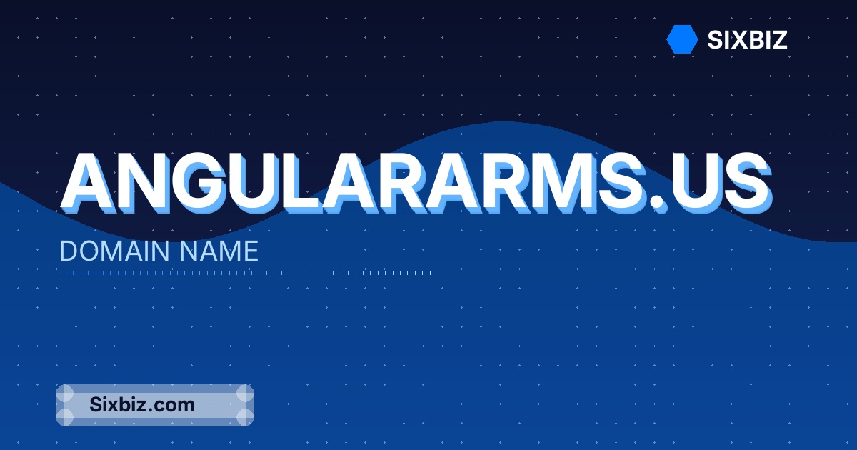 angulararms.us - Premium Domain Name For Sale
