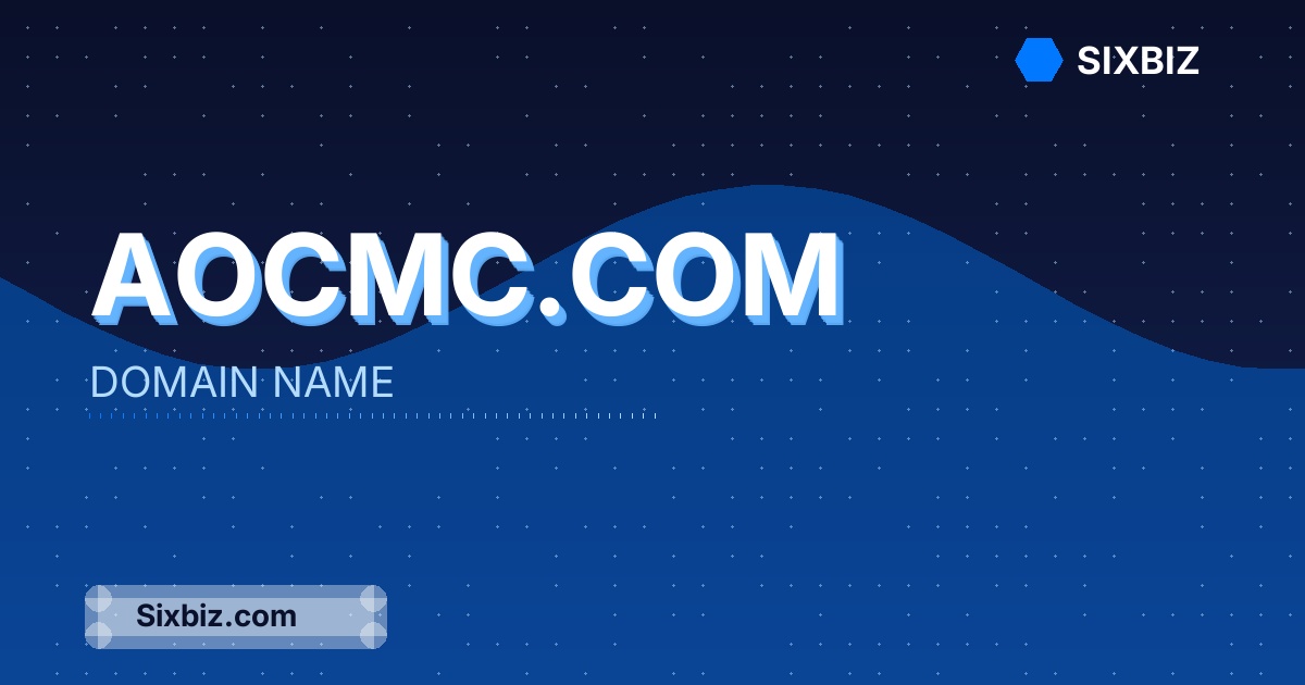aocmc.com - Premium Domain Name For Sale