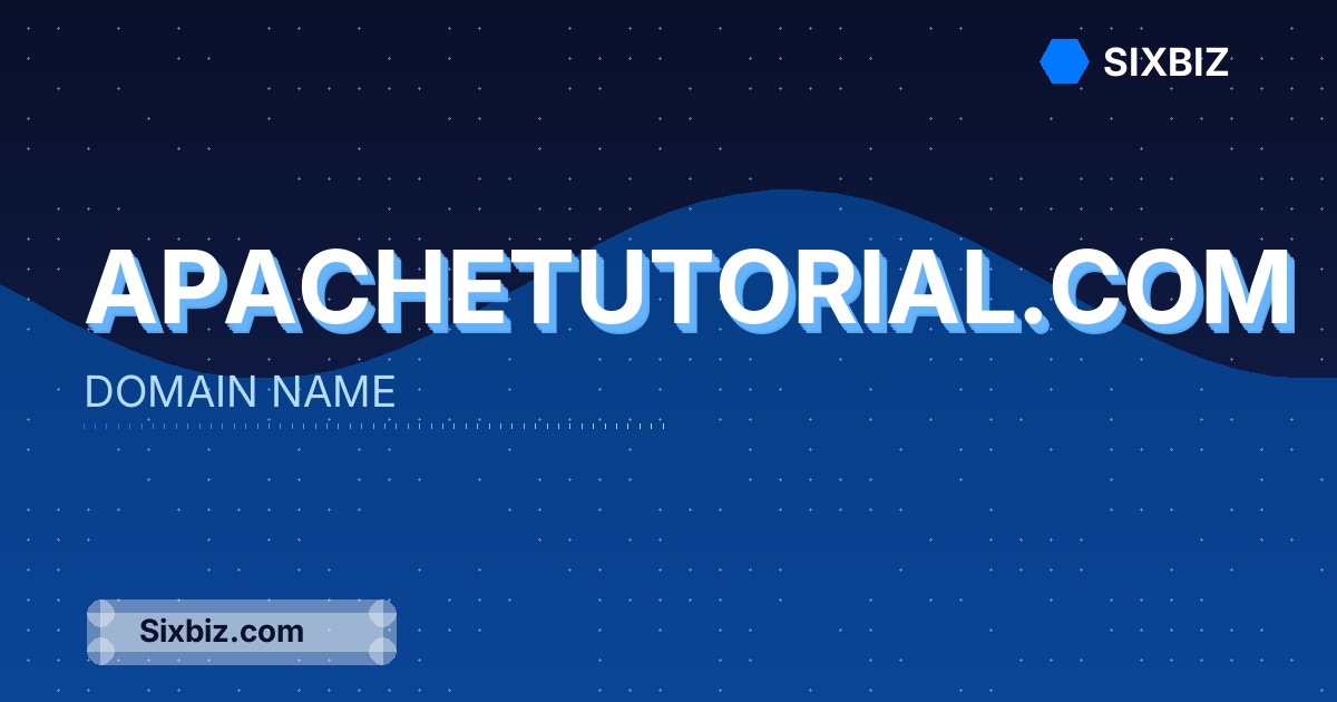 apachetutorial.com - Premium Domain Name For Sale