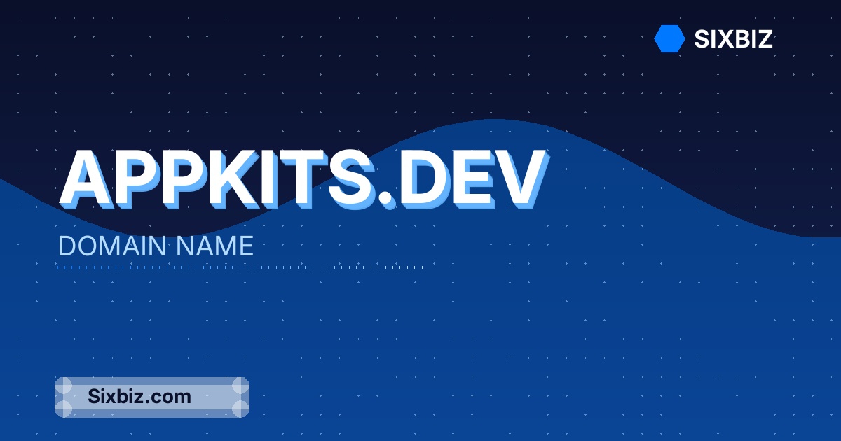 appkits.dev - Premium Domain Name For Sale
