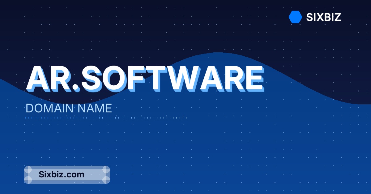 ar.software - Premium Domain Name For Sale