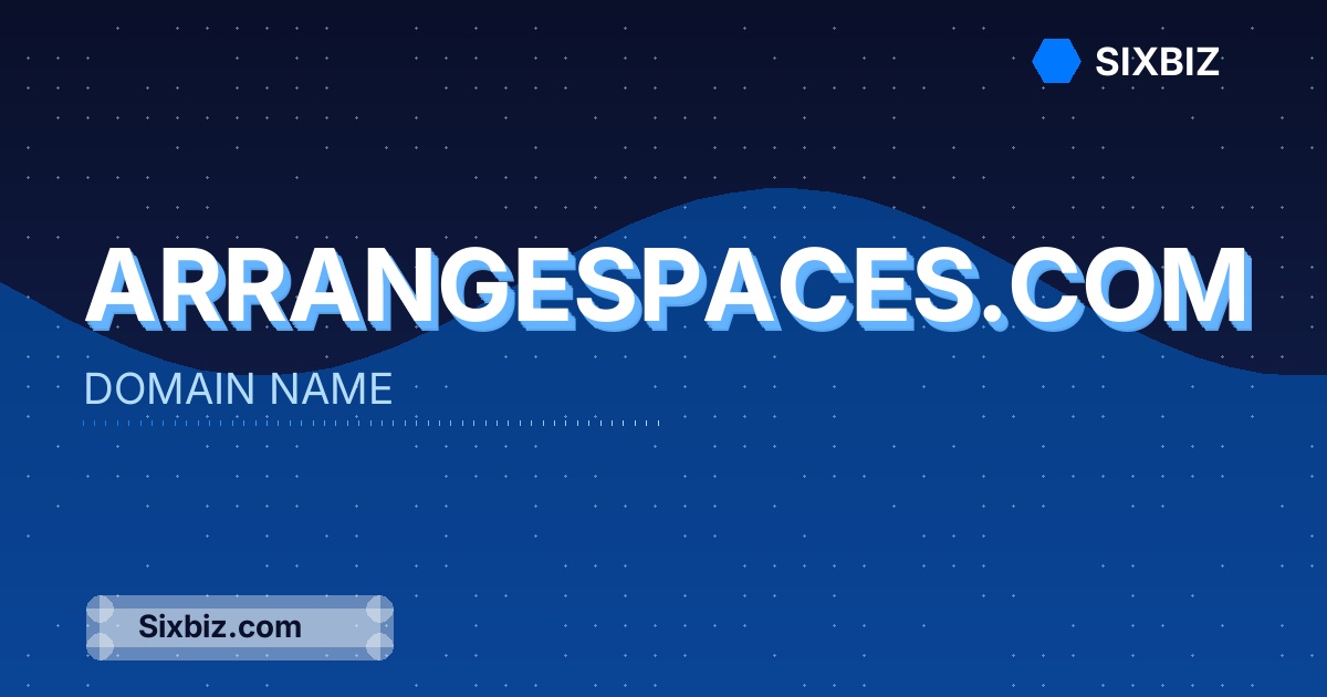arrangespaces.com - Premium Domain Name For Sale