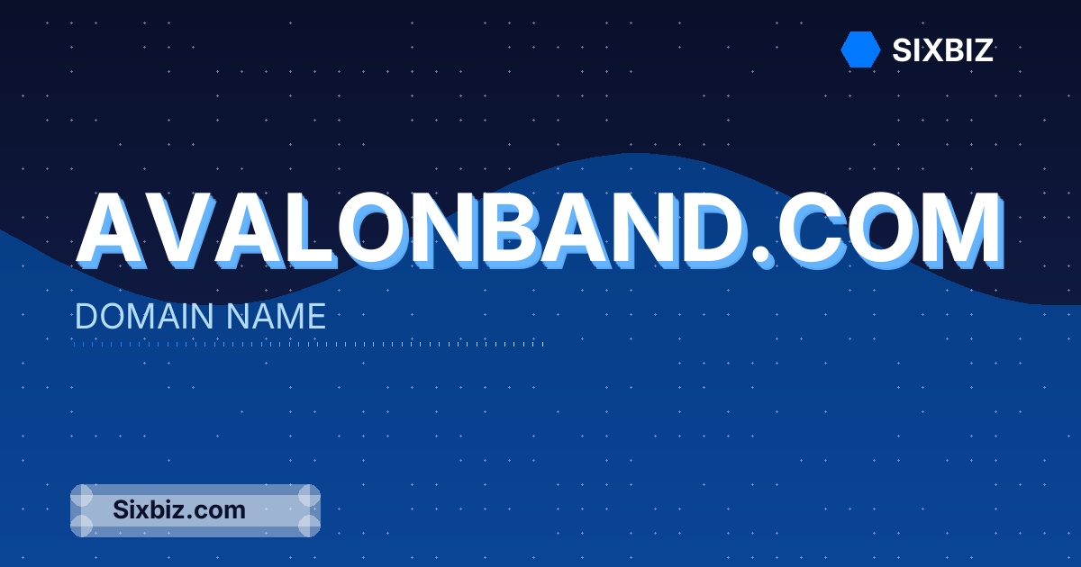 avalonband.com - Premium Domain Name For Sale