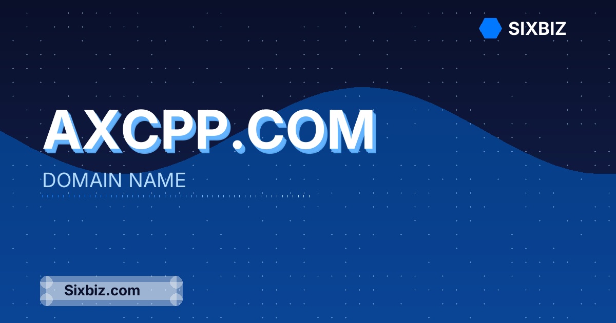 axcpp.com - Premium Domain Name For Sale