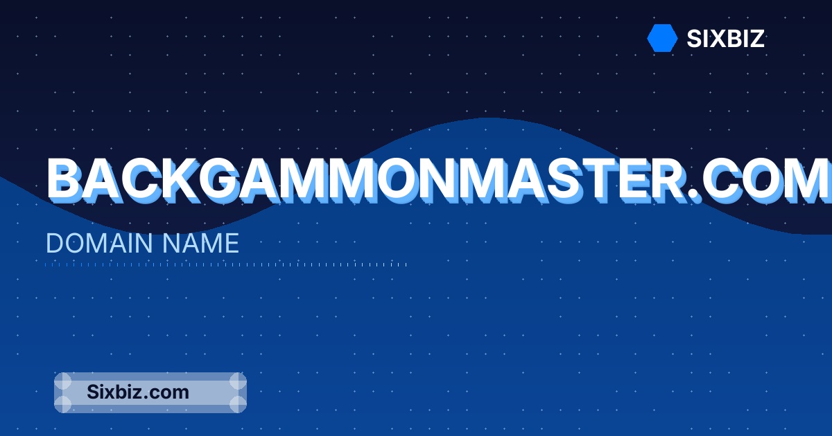 backgammonmaster.com - Premium Domain Name For Sale