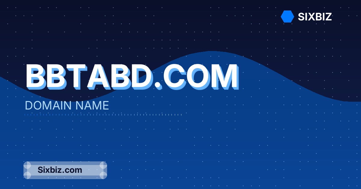 bbtabd.com - Premium Domain Name For Sale