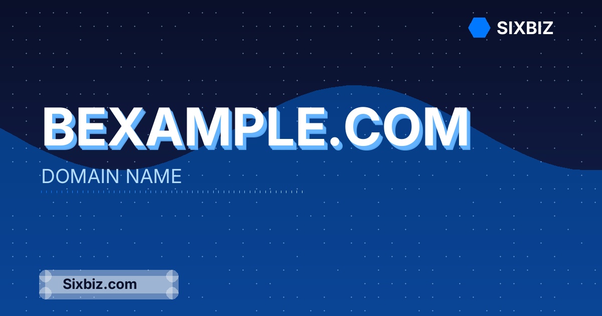 bexample.com - Premium Domain Name For Sale