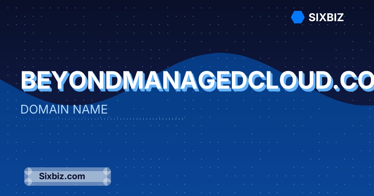 beyondmanagedcloud.com - Premium Domain Name For Sale