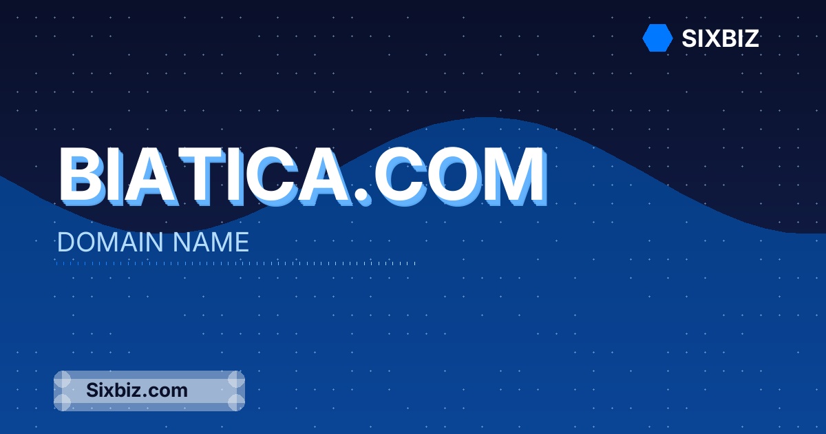 biatica.com - Premium Domain Name For Sale