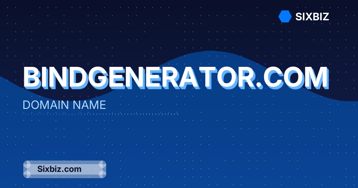 bindgenerator.com - Premium Domain Name For Sale