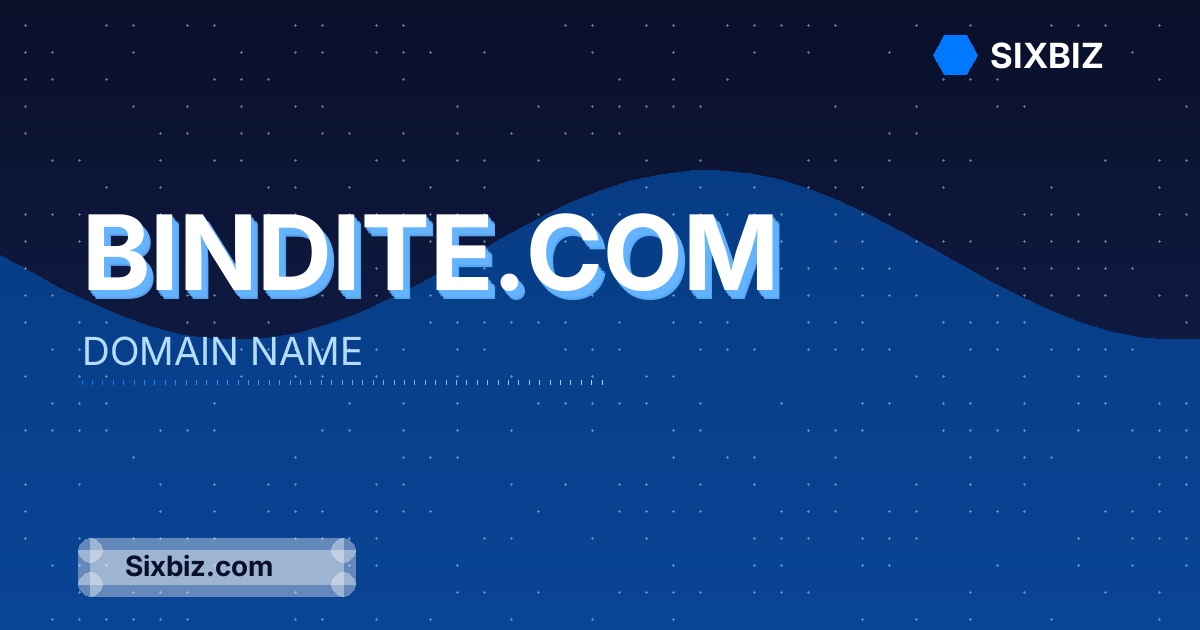 bindite.com - Premium Domain Name For Sale