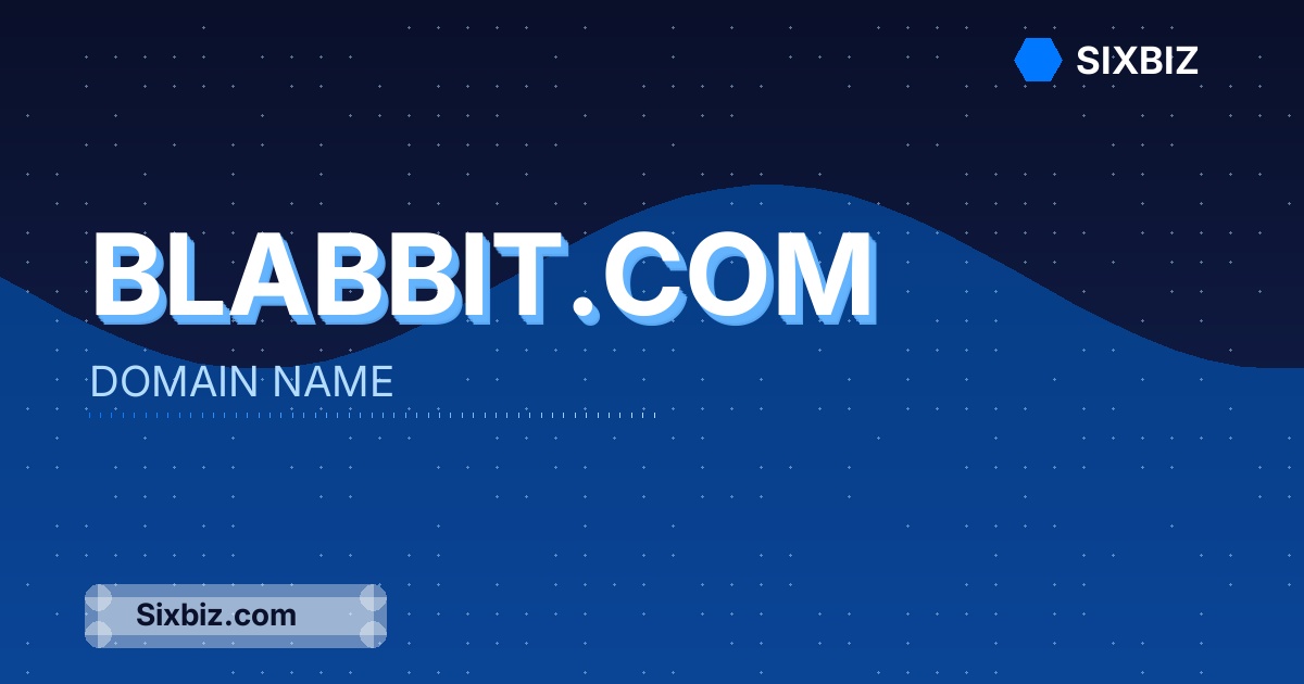 blabbit.com - Premium Domain Name For Sale