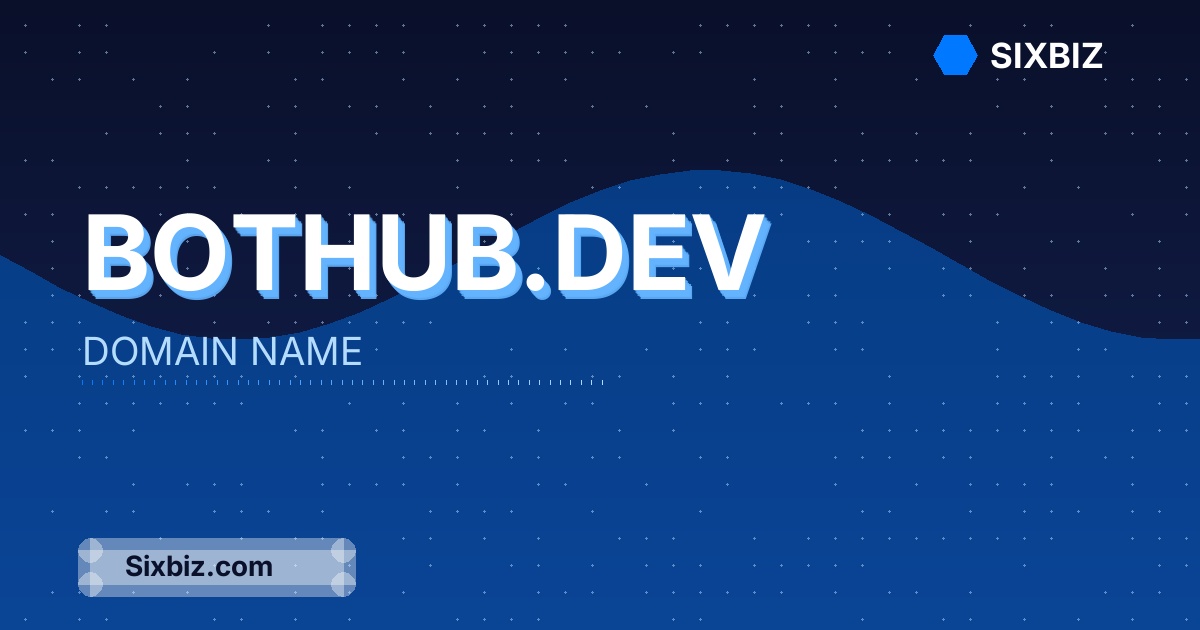 bothub.dev - Premium Domain Name For Sale