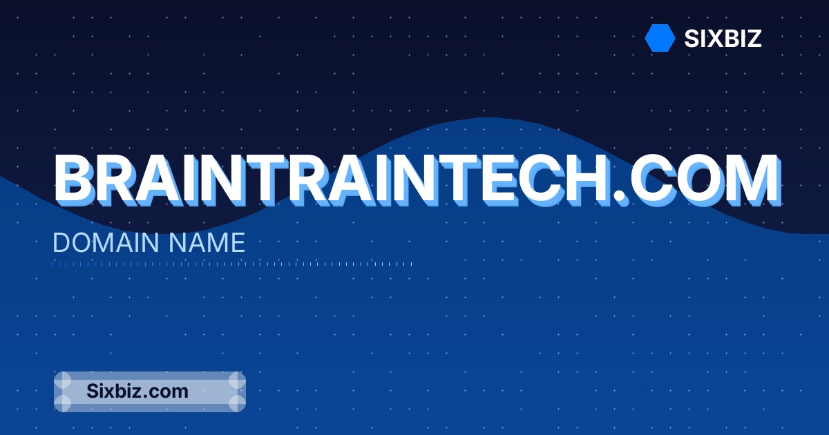 braintraintech.com - Premium Domain Name For Sale