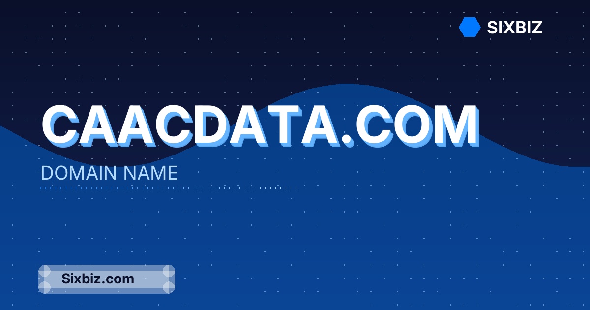 caacdata.com - Premium Domain Name For Sale