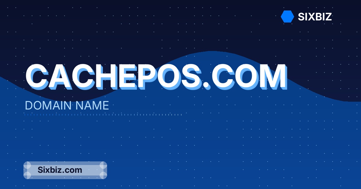 cachepos.com - Premium Domain Name For Sale