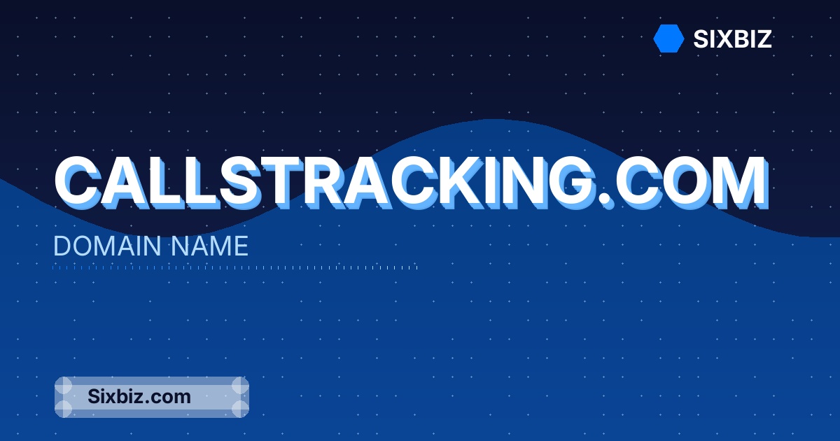 callstracking.com - Premium Domain Name For Sale