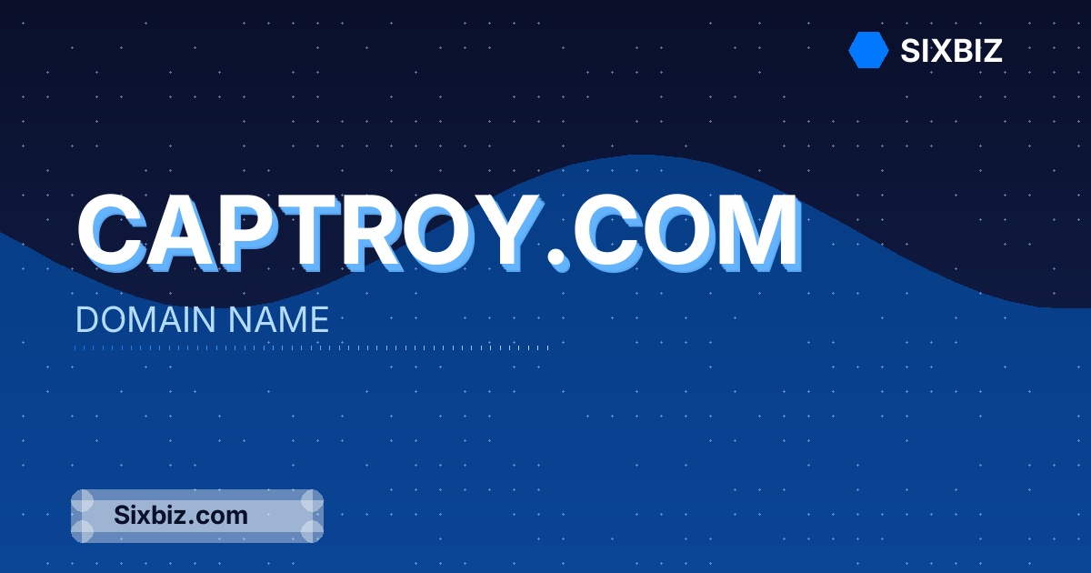 captroy.com - Premium Domain Name For Sale