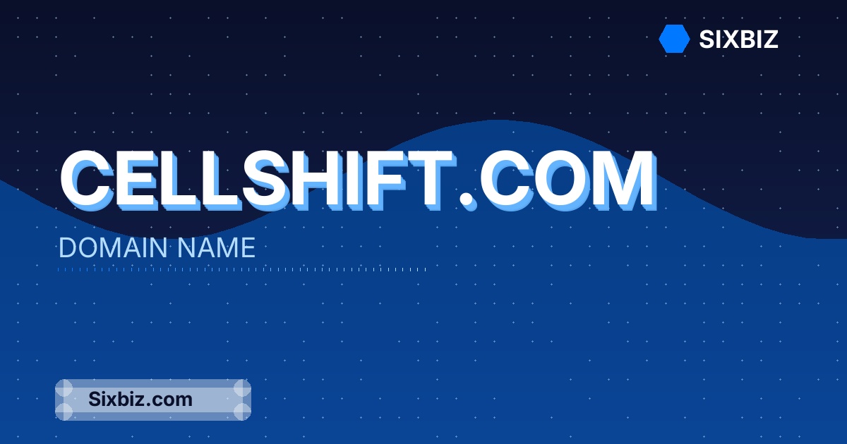 cellshift.com - Premium Domain Name For Sale