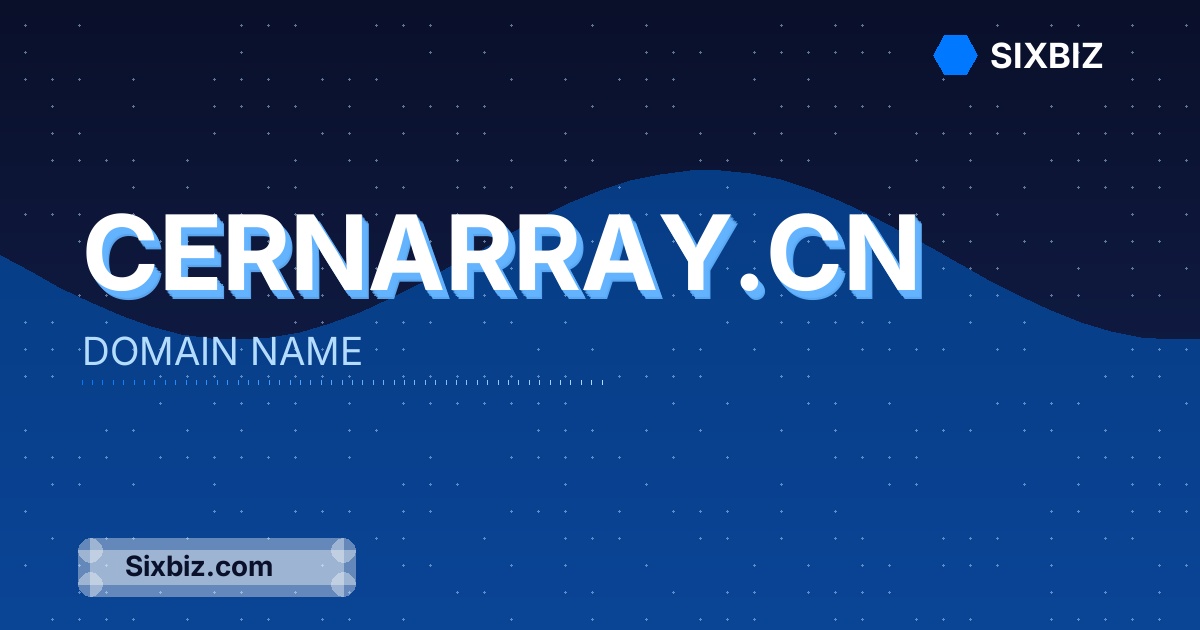 cernarray.cn - Premium Domain Name For Sale