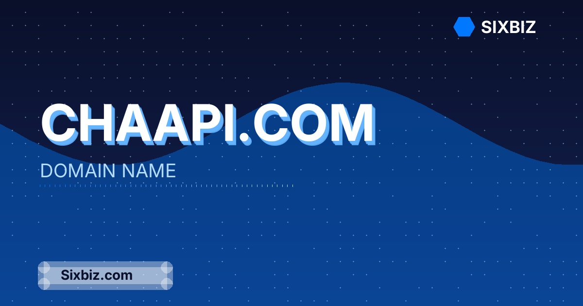 chaapi.com - Premium Domain Name For Sale