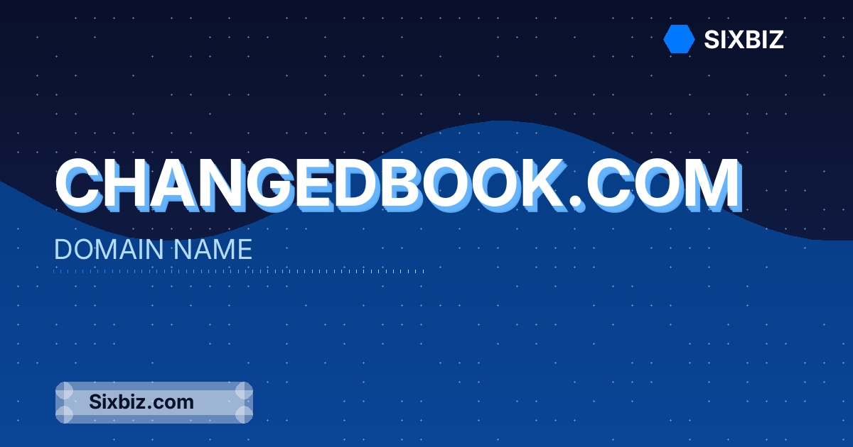 changedbook.com - Premium Domain Name For Sale