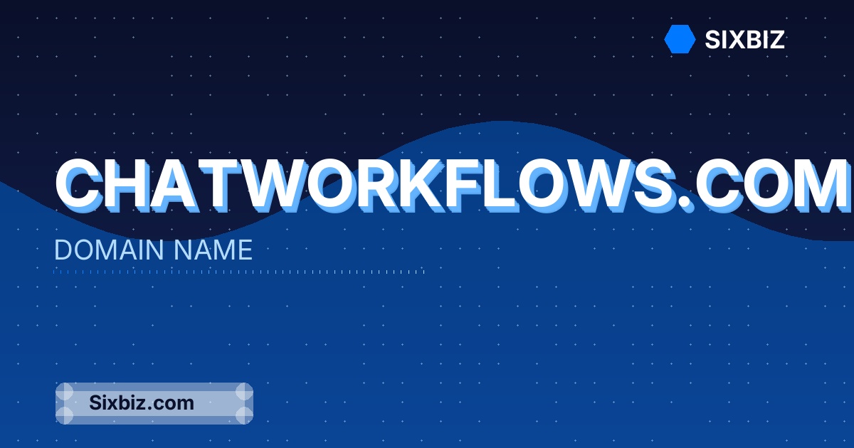 chatworkflows.com - Premium Domain Name For Sale