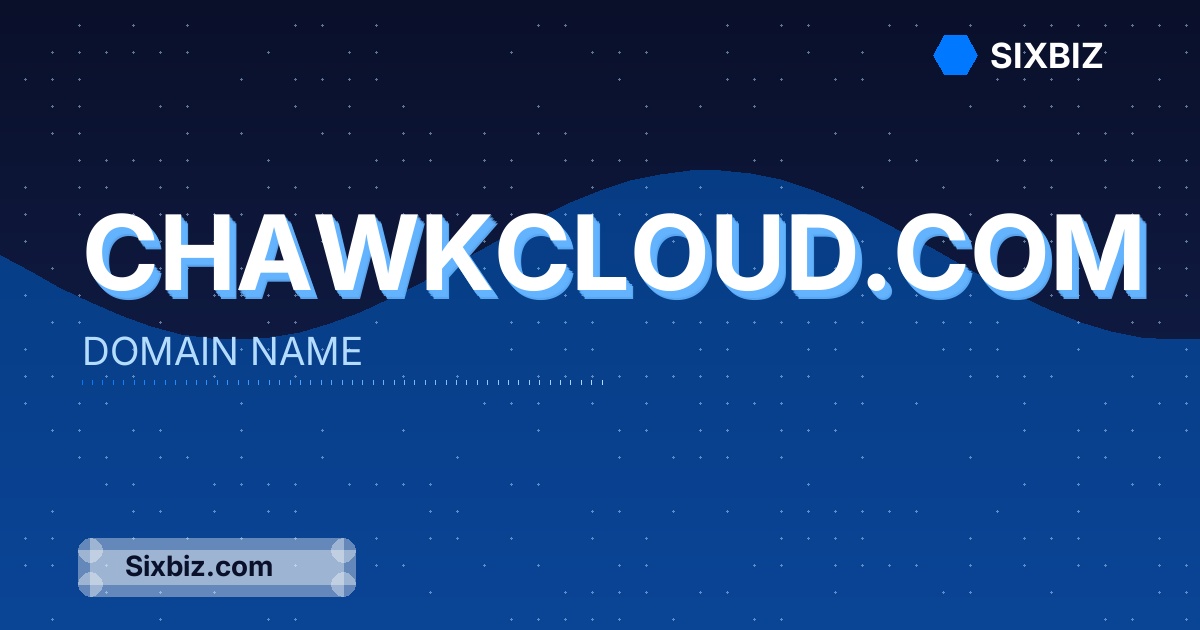 chawkcloud.com - Premium Domain Name For Sale