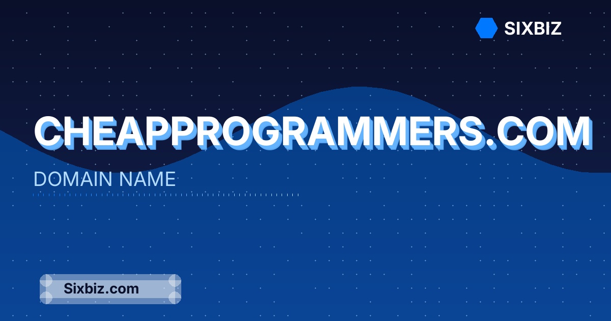cheapprogrammers.com - Premium Domain Name For Sale