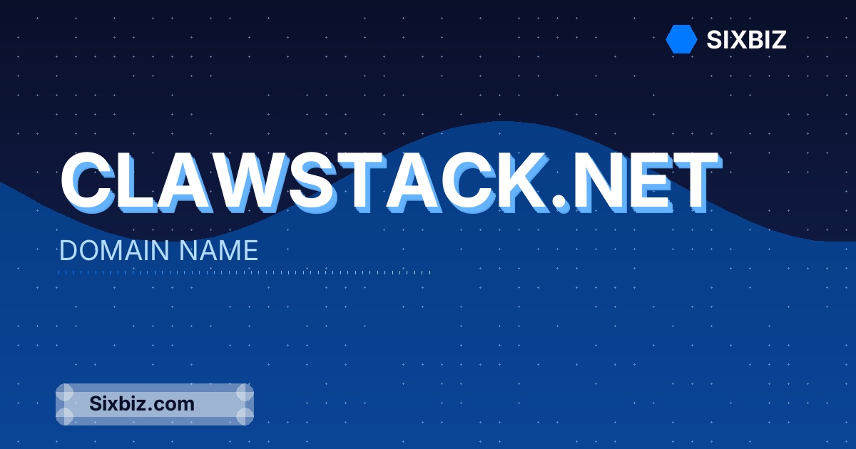 clawstack.net - Premium Domain Name For Sale