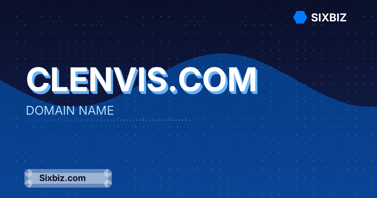 clenvis.com - Premium Domain Name For Sale
