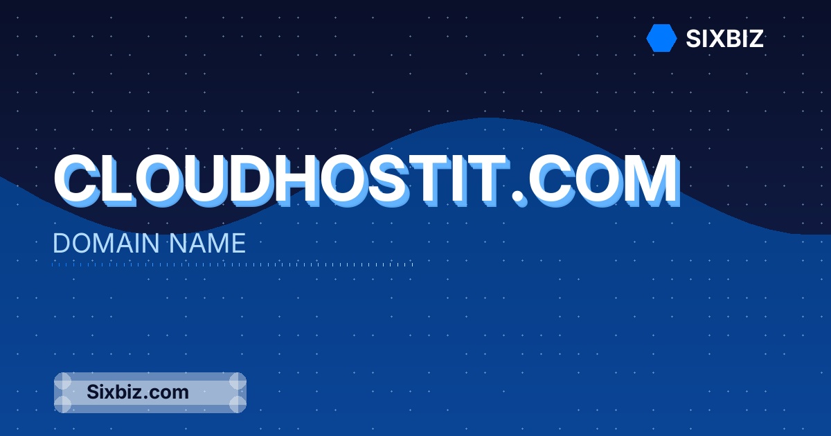 cloudhostit.com - Premium Domain Name For Sale