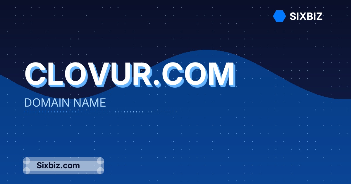 clovur.com - Premium Domain Name For Sale