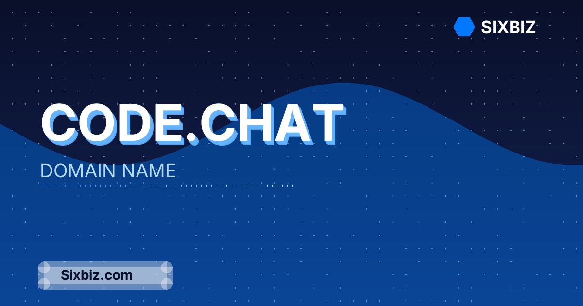 code.chat - Premium Domain Name For Sale