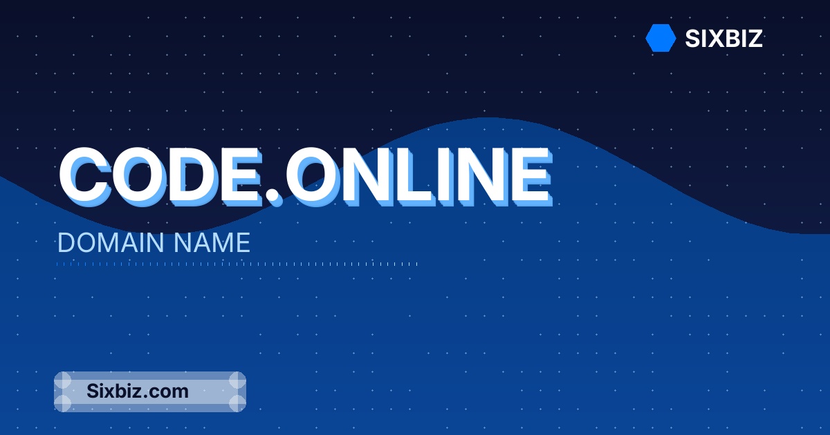 code.online - Premium Domain Name For Sale