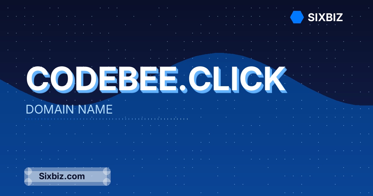 codebee.click - Premium Domain Name For Sale