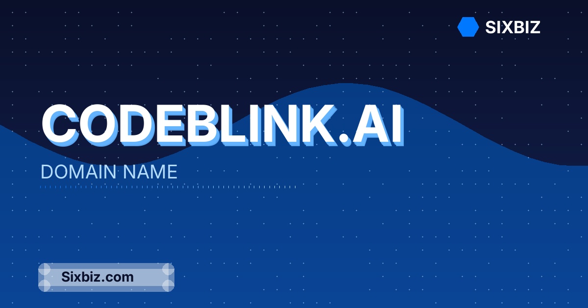 codeblink.ai - Premium Domain Name For Sale