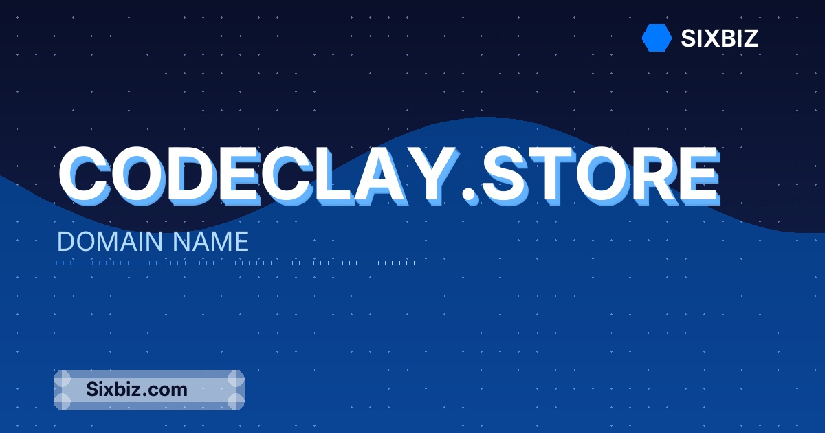 codeclay.store - Premium Domain Name For Sale