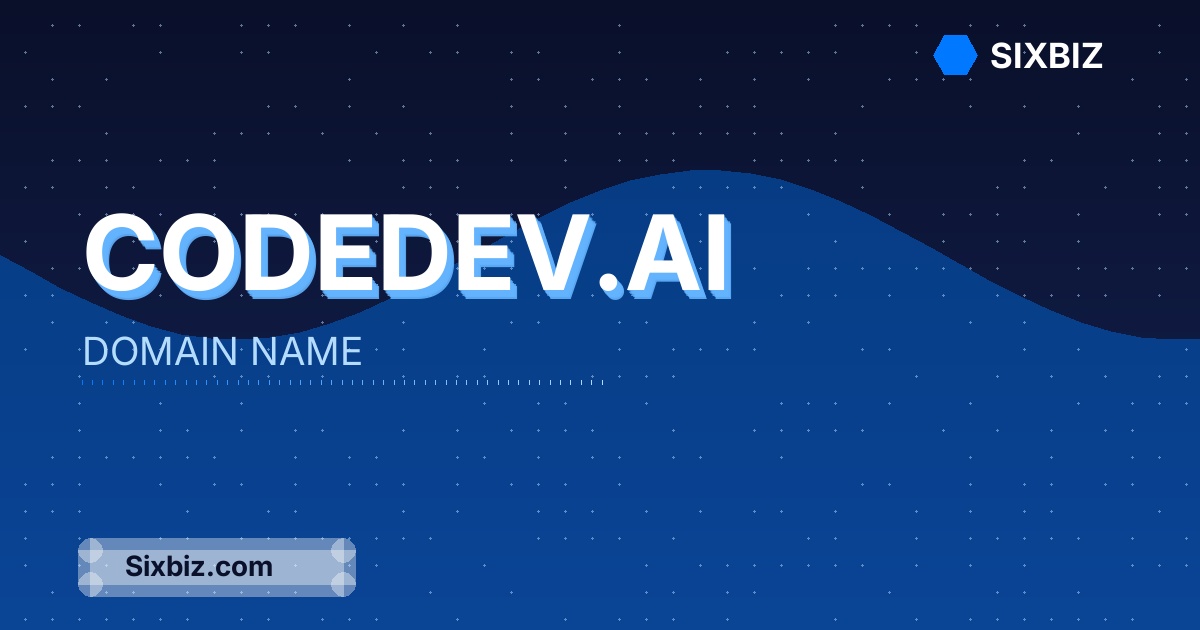 codedev.ai - Premium Domain Name For Sale